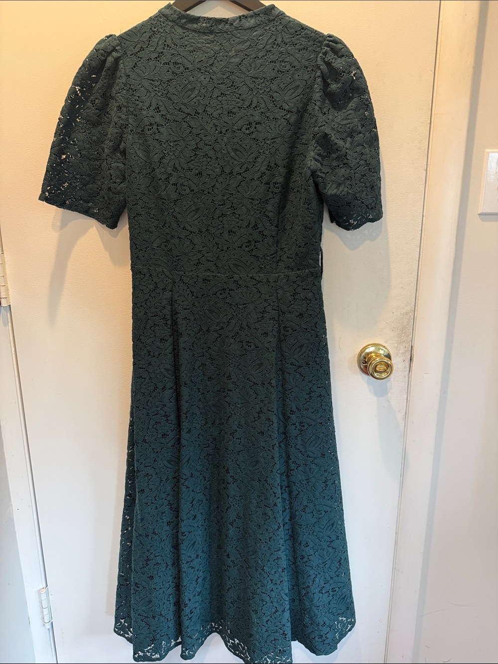 Boden Forest Green Lace Midi Dress - Picture 5 of 6